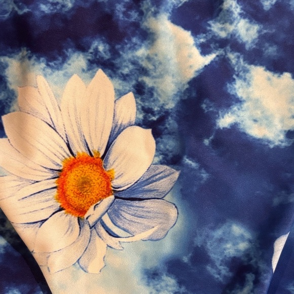 Blue Daisy Bikini Set - Picture 4 of 4